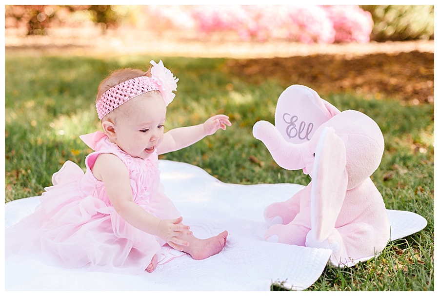 Baby with Pearls, Lifestyle Photography in Greenville NC