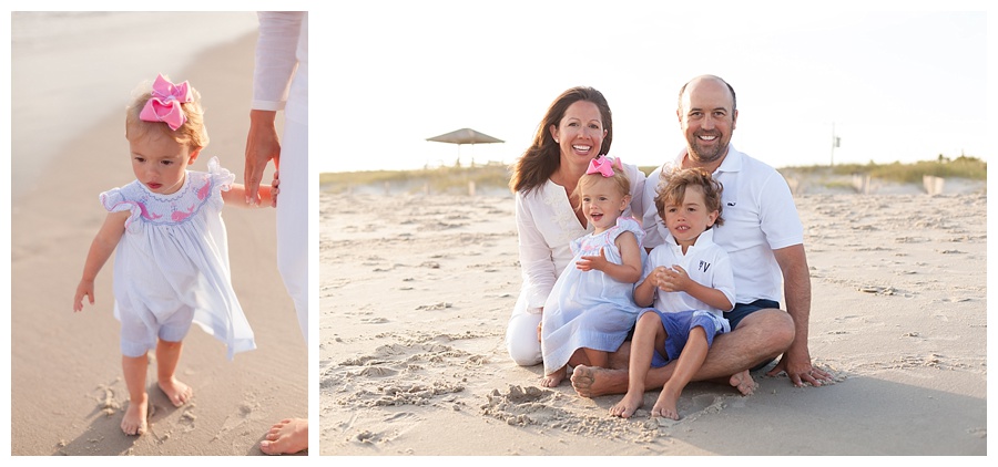 family lifestyle session on the beach