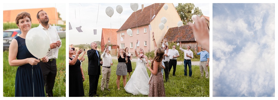 ballon release german wedding