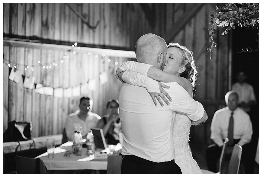 first dance german barn wedding