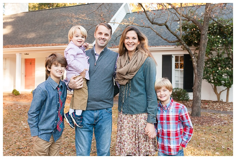 Fall Family Session in Greenville, NC