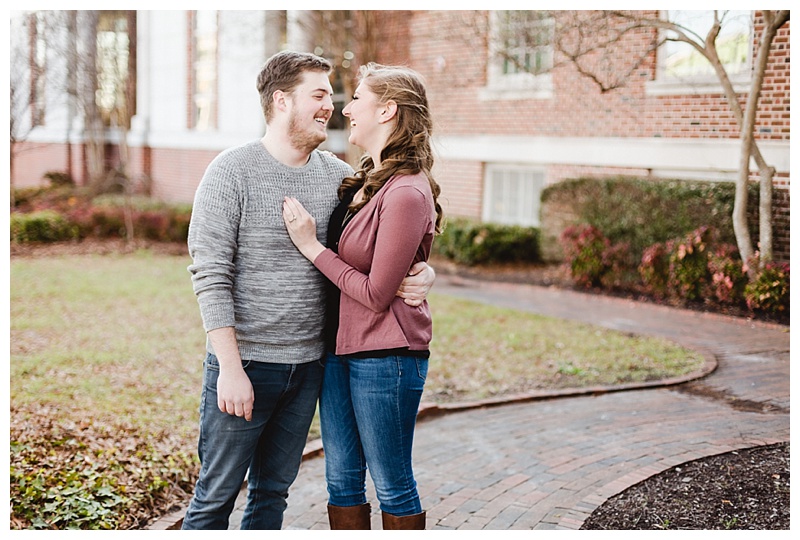 Uptown Greenville Engagement Photography