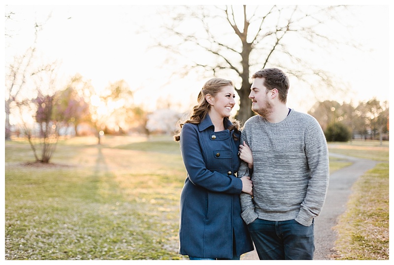 Golden Hour Greenville NC Engagement Photography
