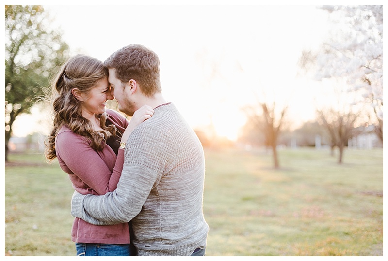 Golden Hour Greenville NC Engagement Photography
