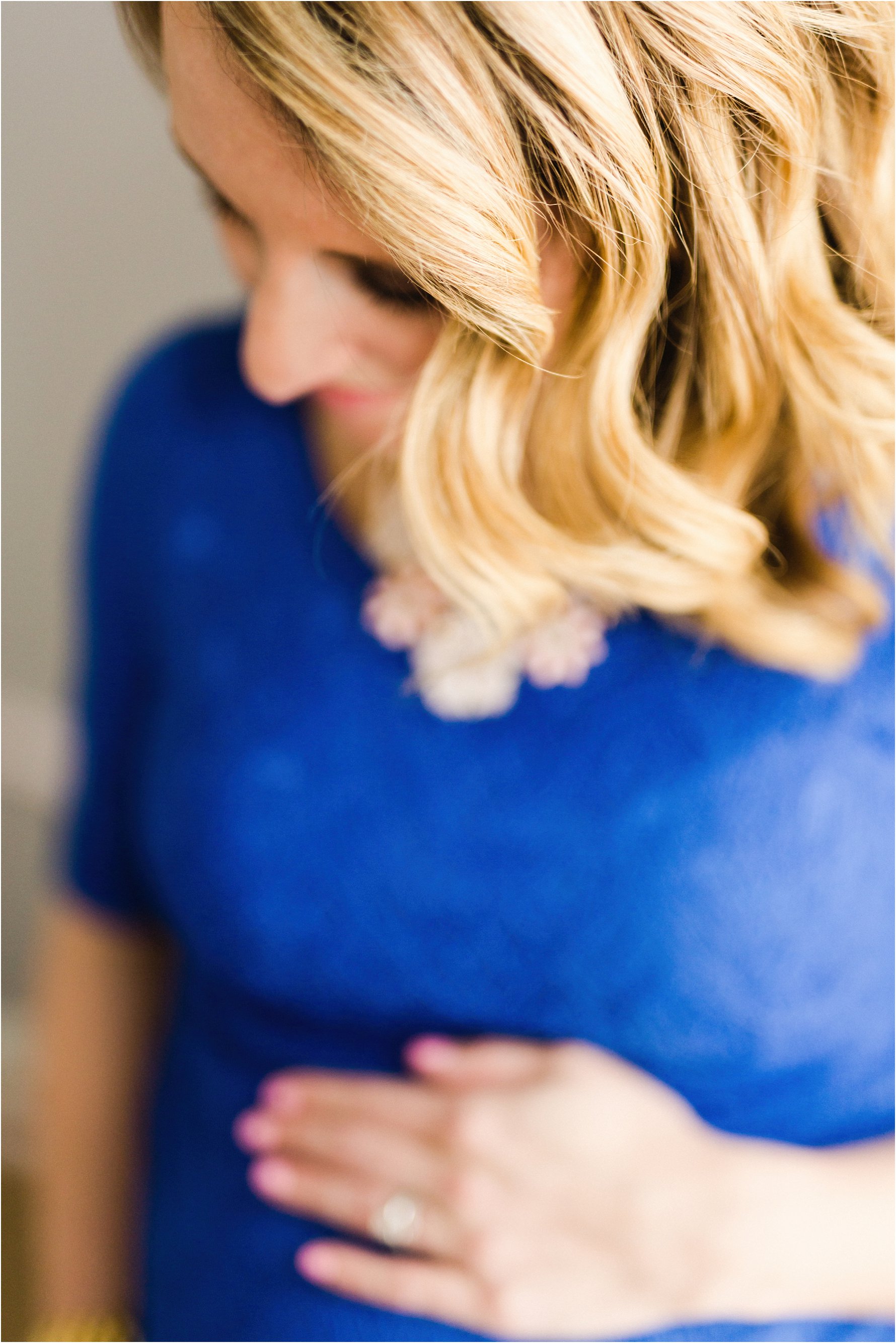 Blue Lace Maternity Session