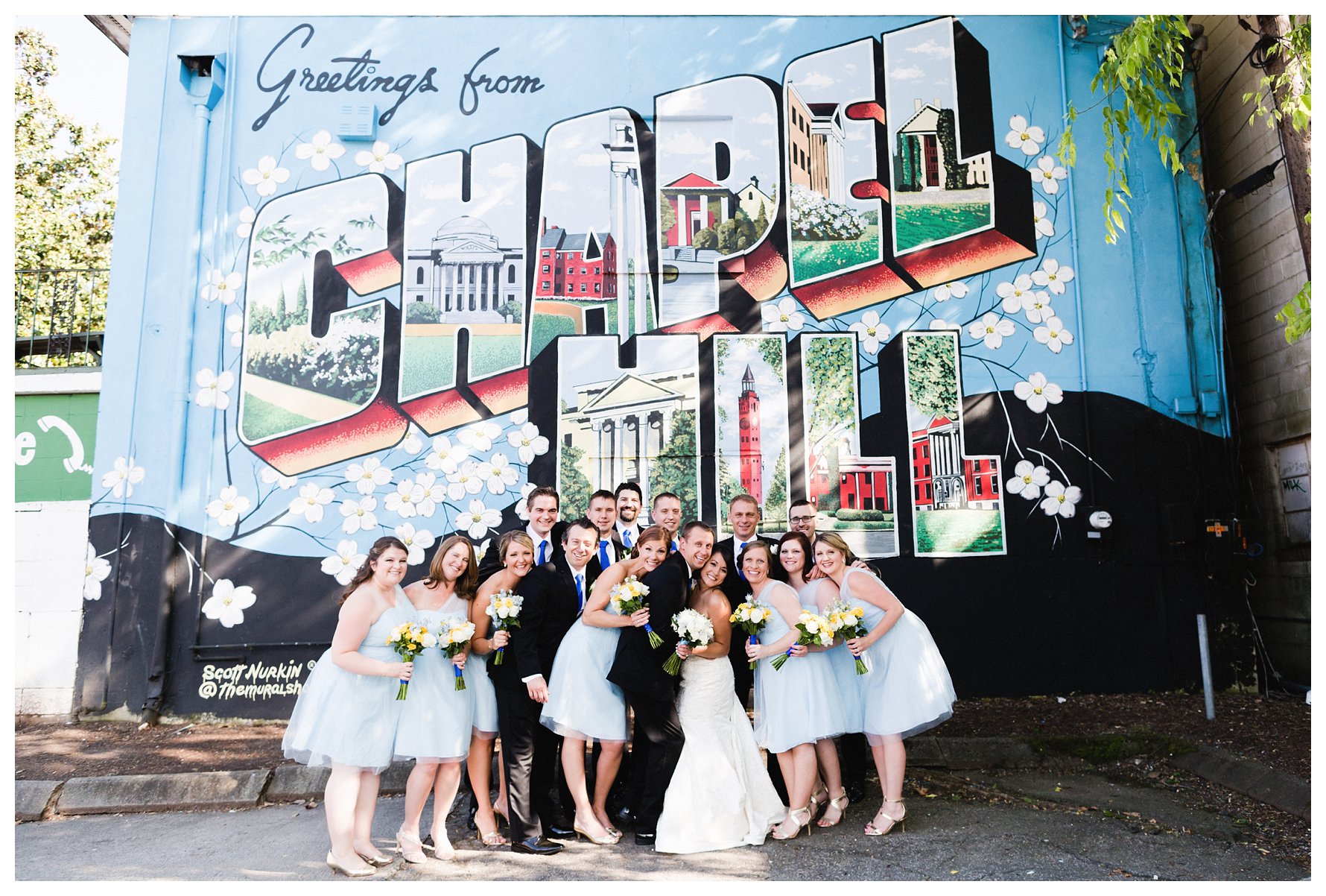 Chapel Hill Wedding Party Photos