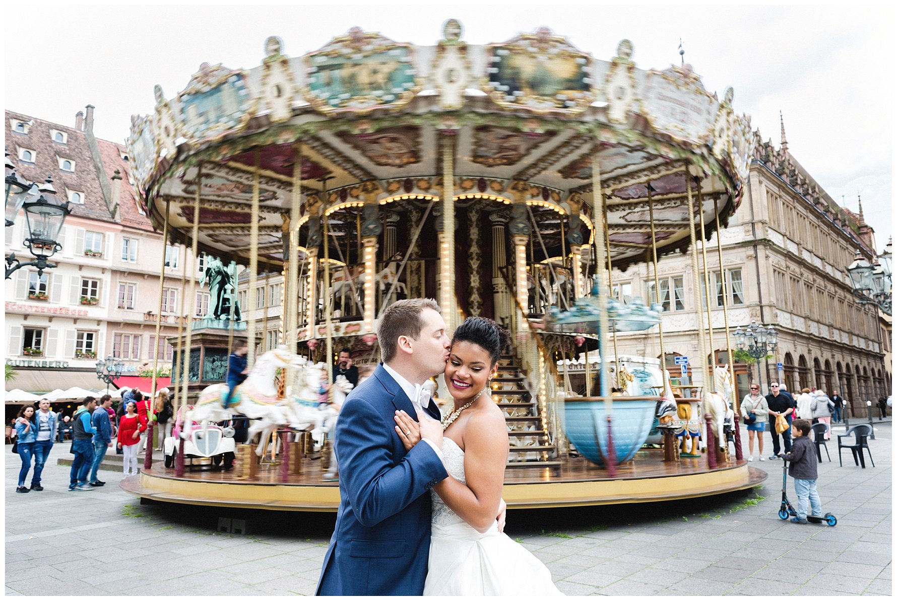 Carousel Wedding Photography by Amanda and Grady