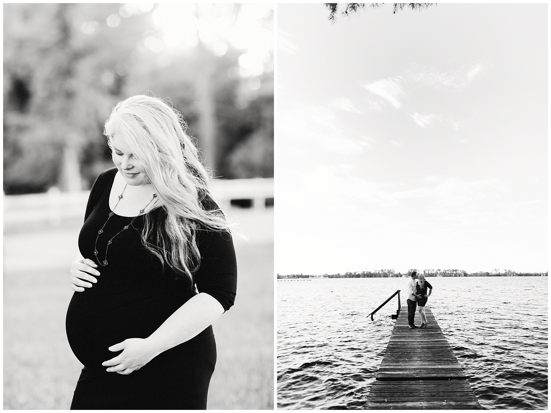 Waterfront Maternity Photography b y Amanda and Grady