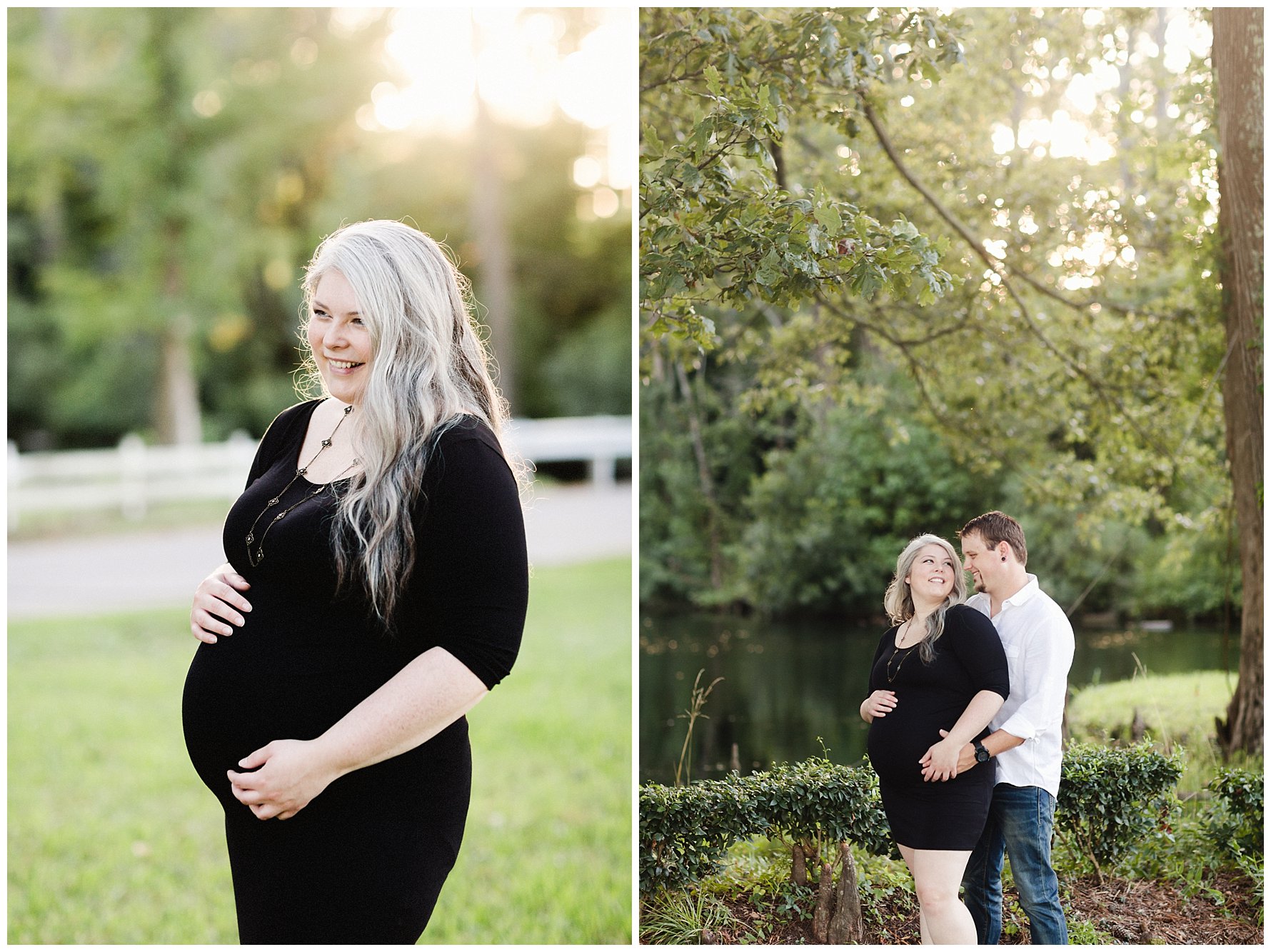 Golden Hour Maternity Session by Amanda and Grady Photography