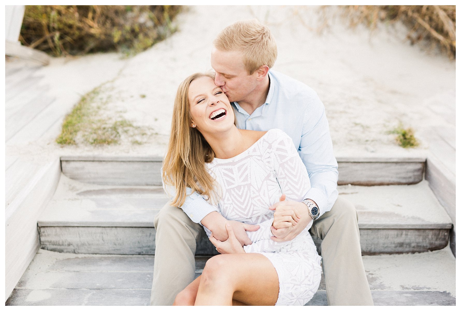 Figure Eight Island Engagement Photography by Amanda and Grady