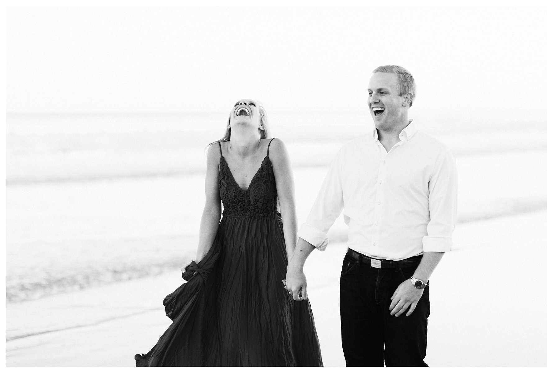 NC Beach Engagement Session by Amanda and Grady
