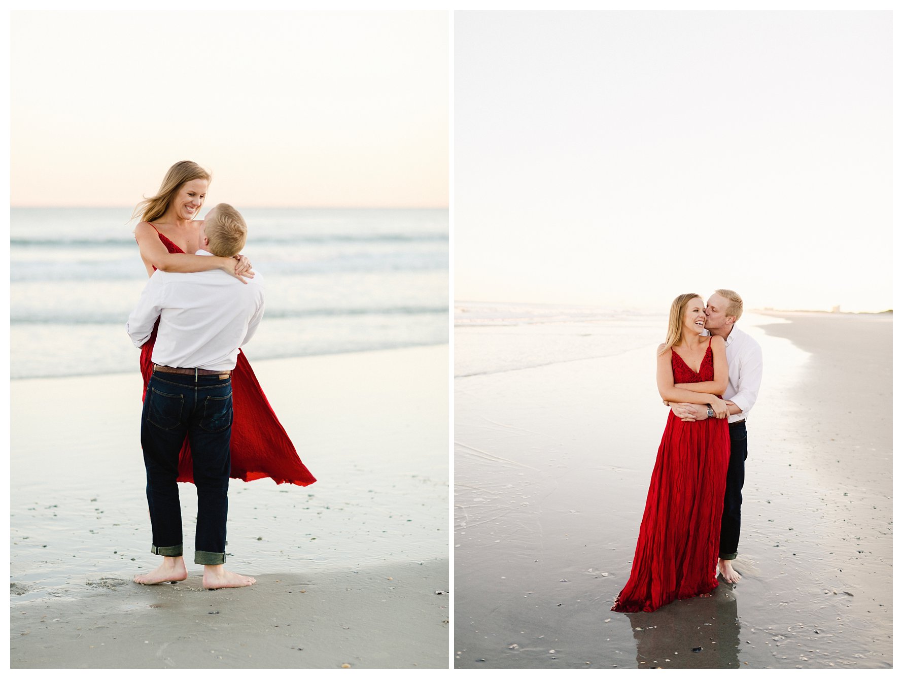 NC Beach Engagement Session by Amanda and Grady