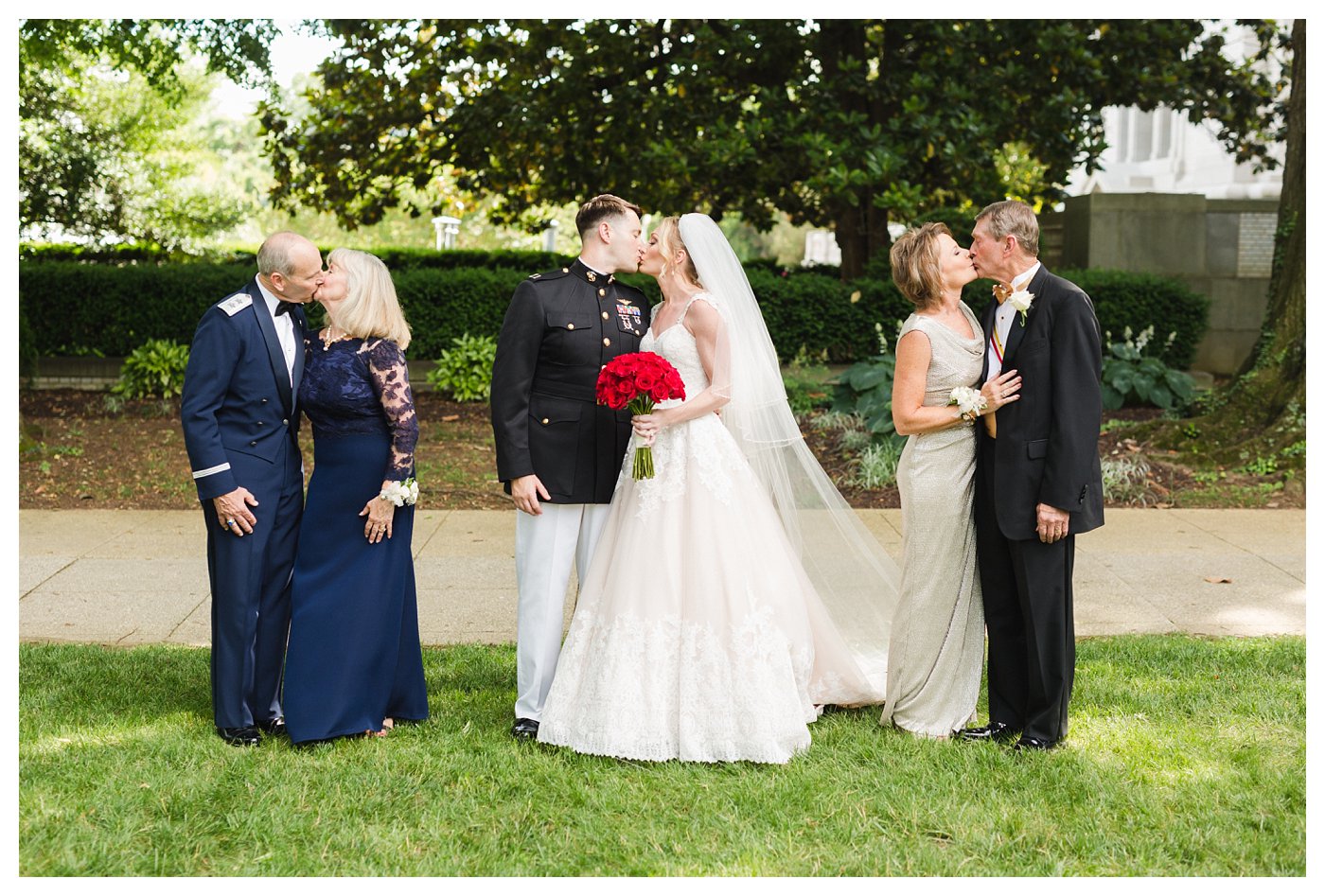 Navy Army and Marine Corps Wedding at the United States Navy Academy