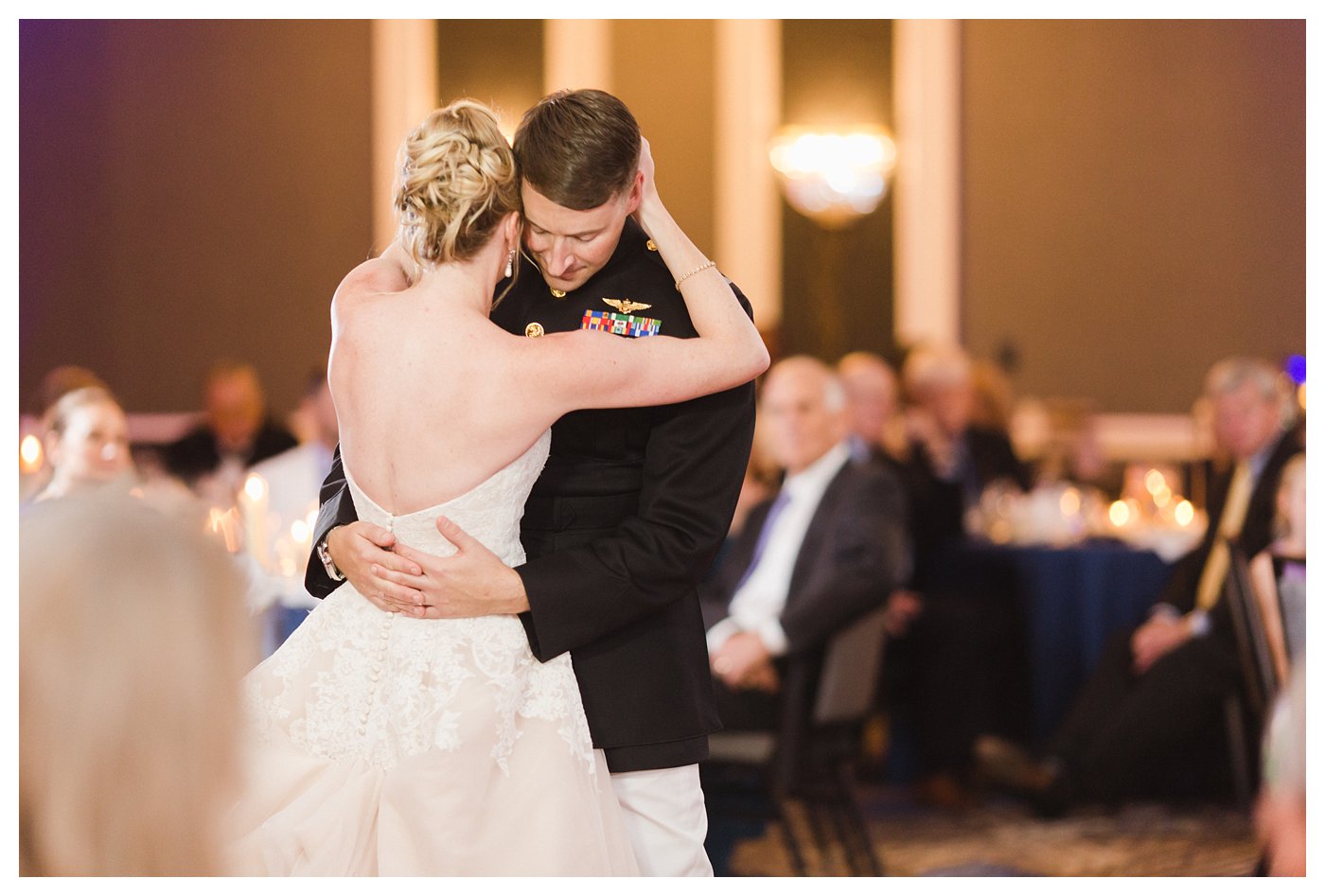 Marine Corp Wedding First Dance by Amanda and Grady Photography