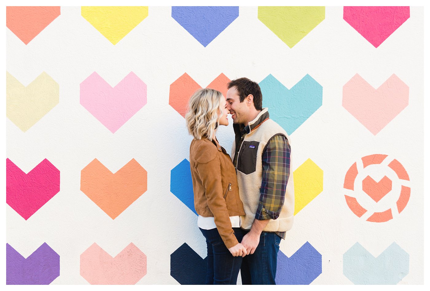 Dallas, Texas Engagement Photographer at Like To Know It Wall