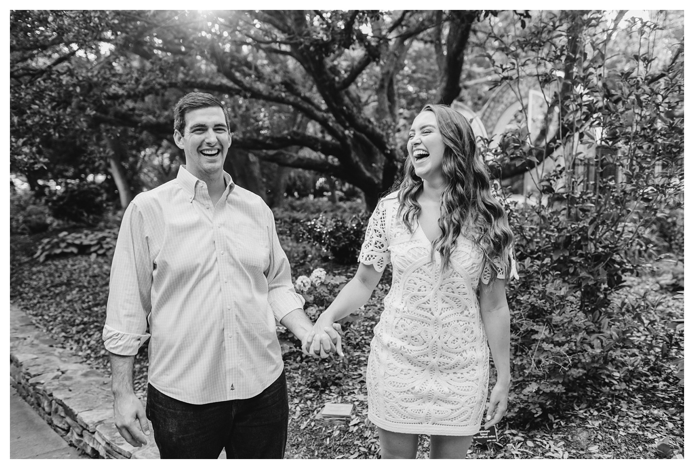 JC Raulston Arboretum Engagement Photos