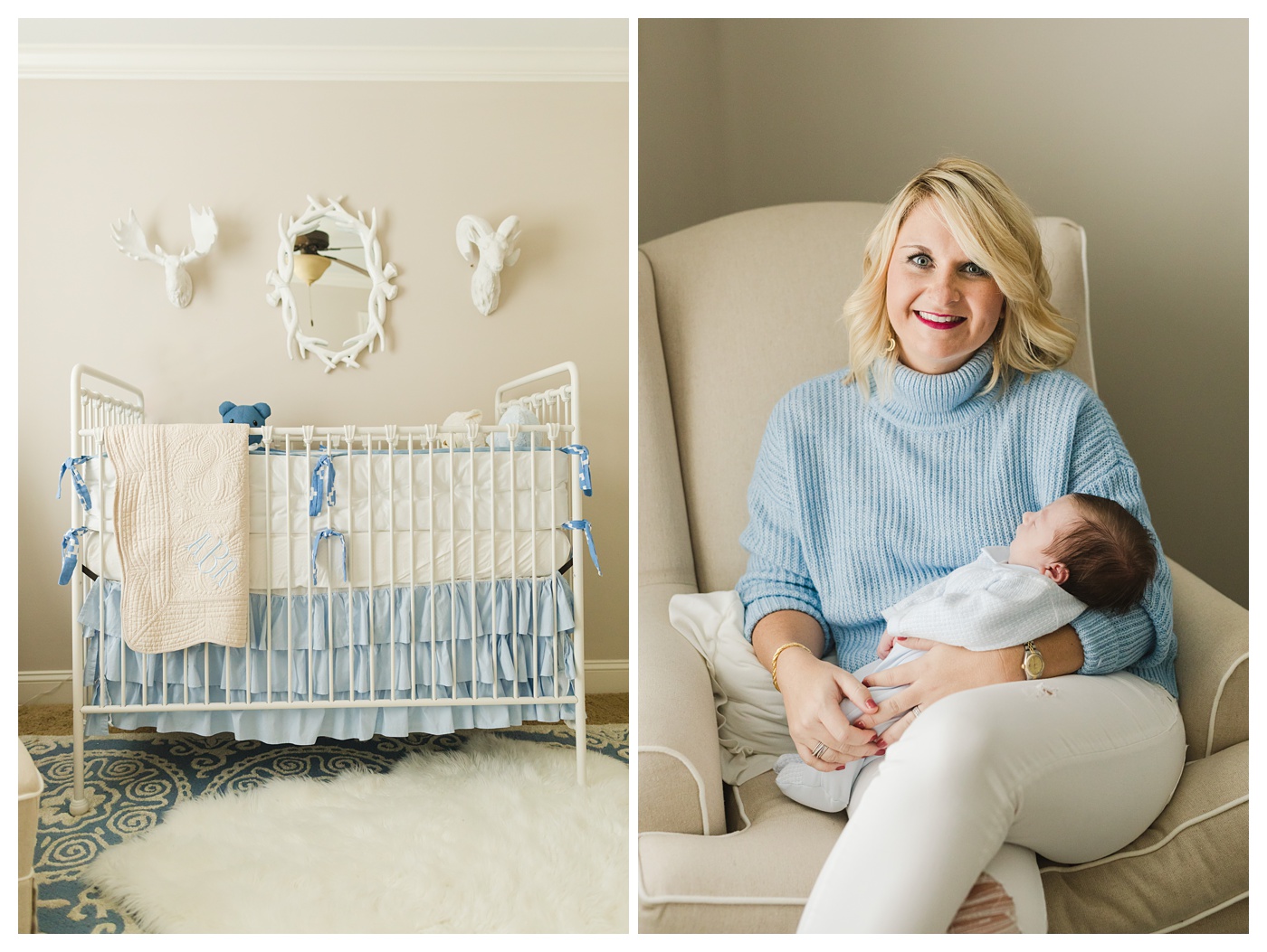 Blue and White Nursery Raleigh