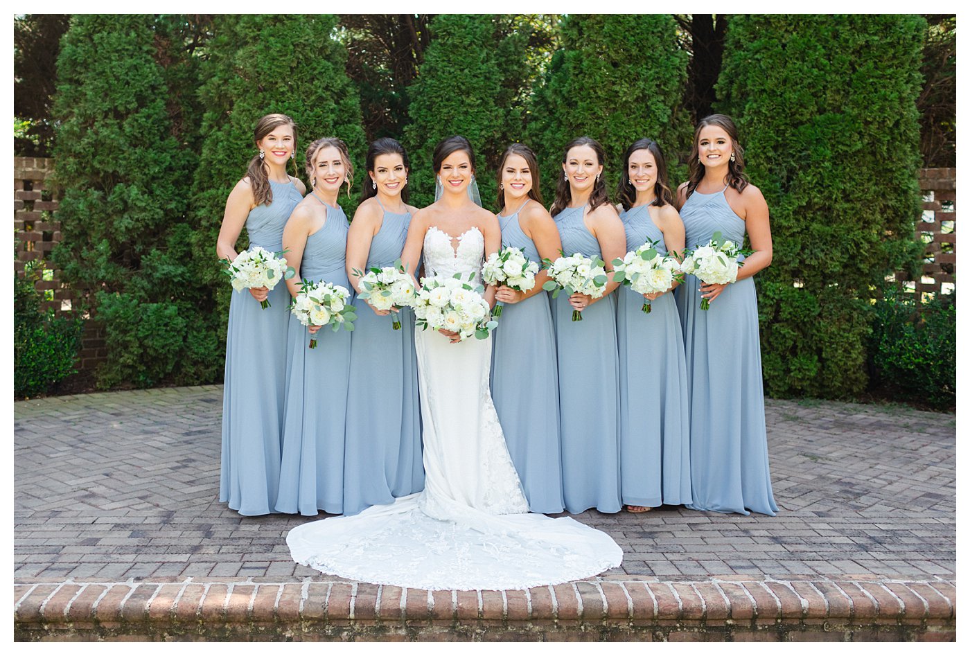 Powder Blue Bridesmaids Dresses