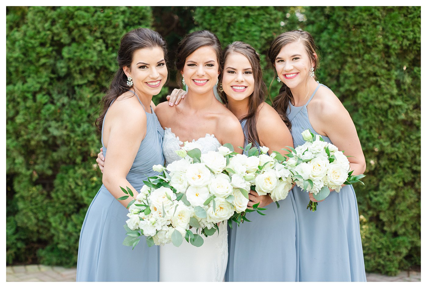 Powder Blue Bridesmaids Dresses