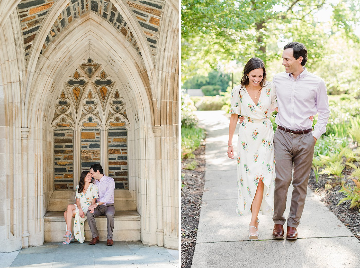 Duke Chapel Hill Engagement Session