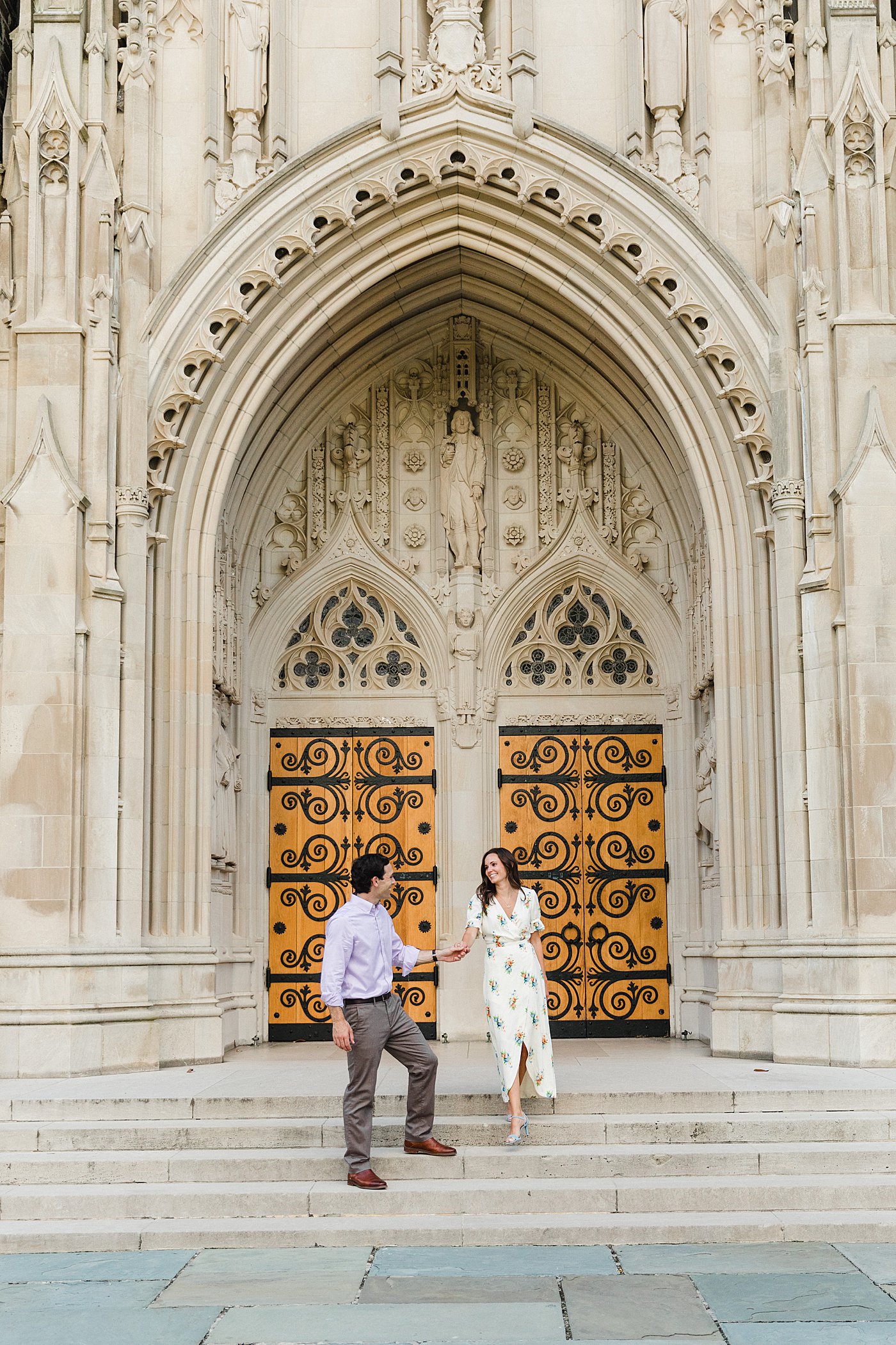 Duke Chapel Hill Engagement Session