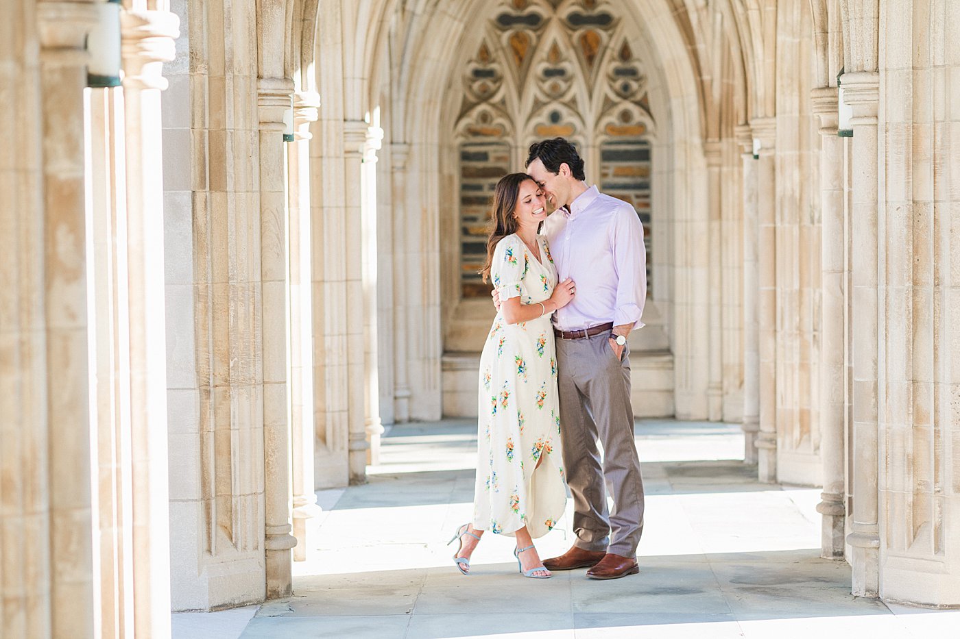 Duke Chapel Hill Engagement Session