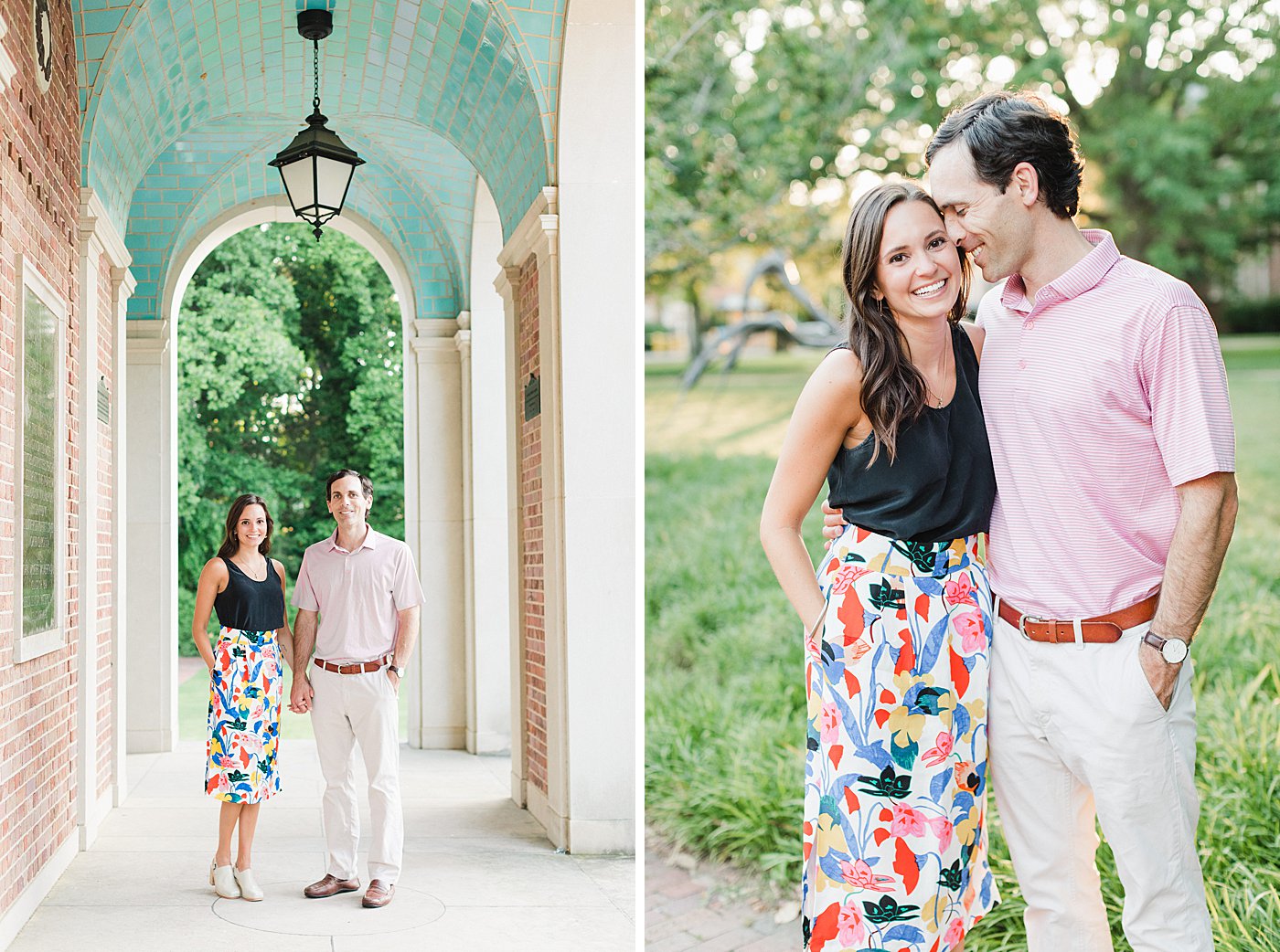 Duke Chapel Hill Engagement Session