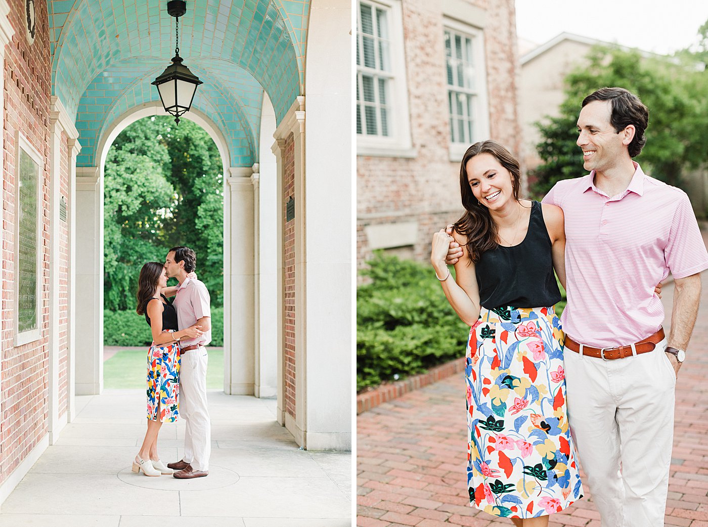 Duke Chapel Hill Engagement Session