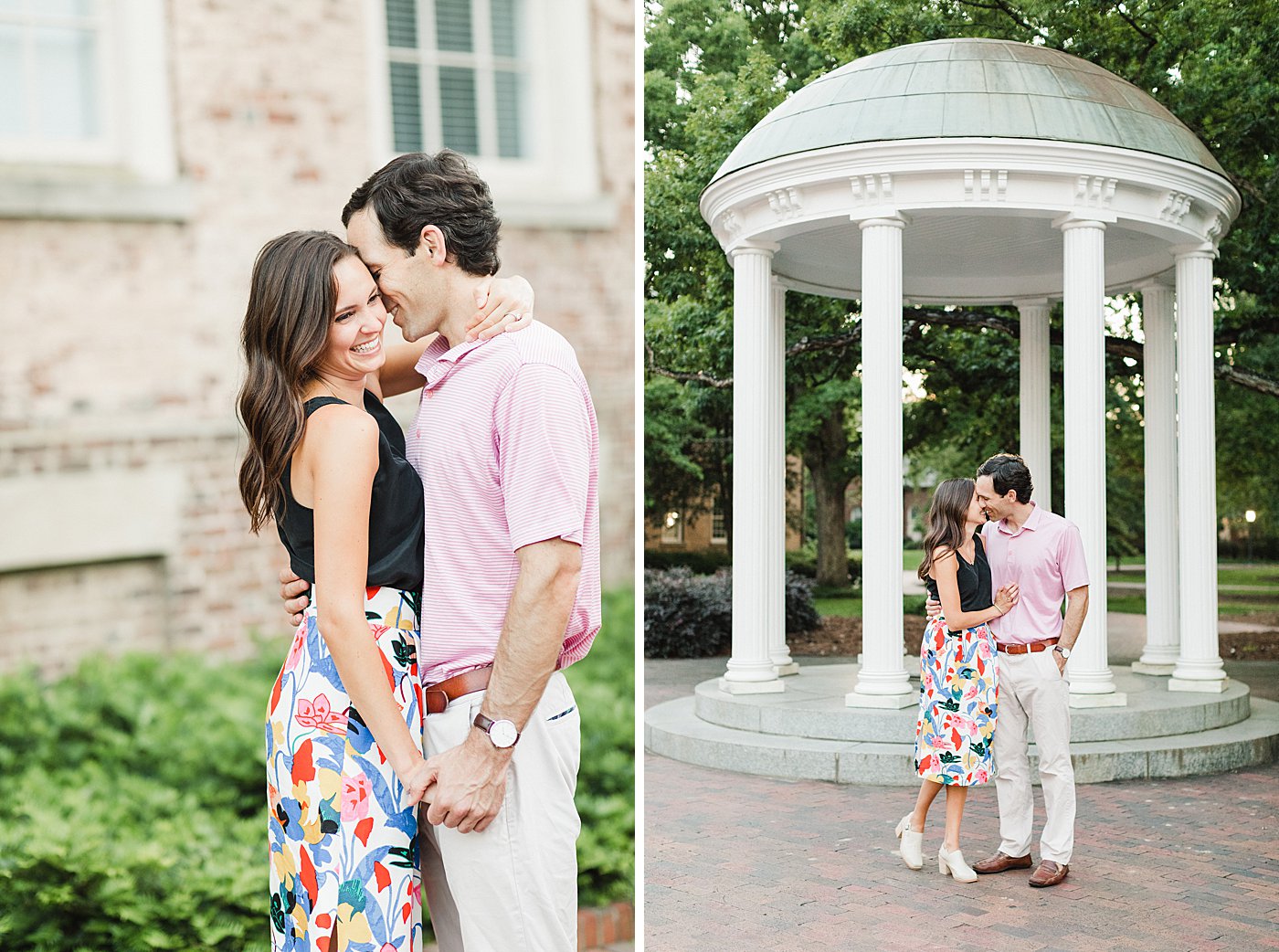 Duke Chapel Hill Engagement Session