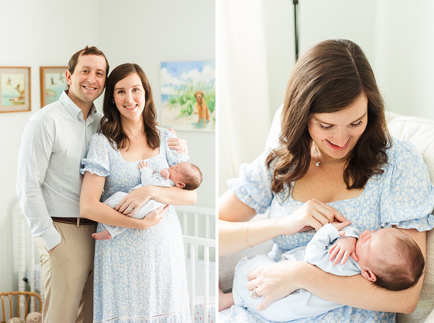 Raleigh Home Newborn Session
