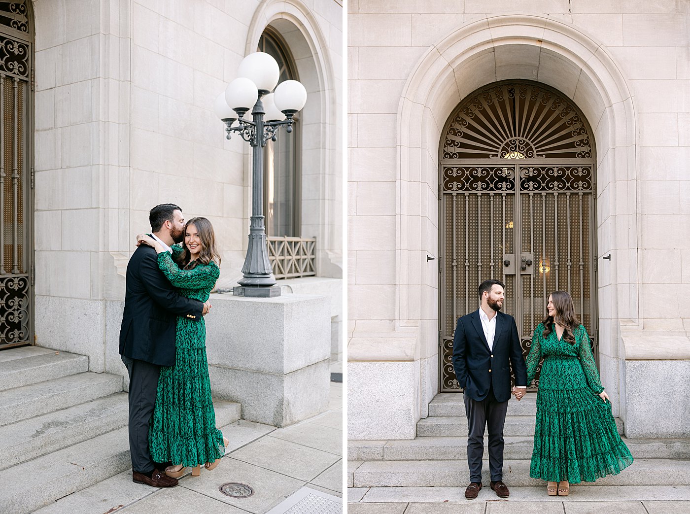 Downtown Garden Engagement Session
