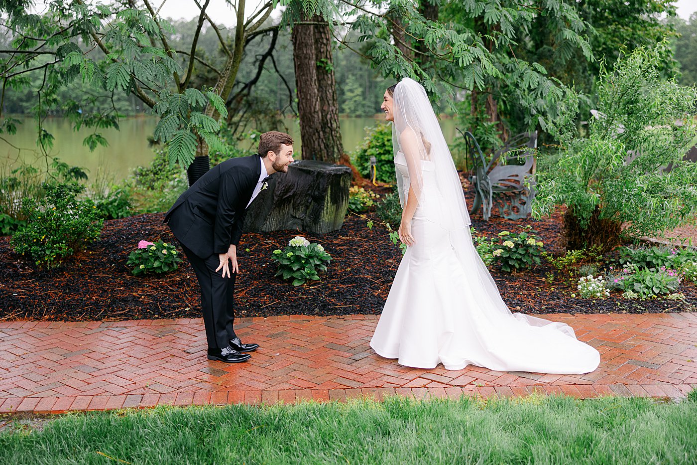 Angus Barn Rainy Wedding