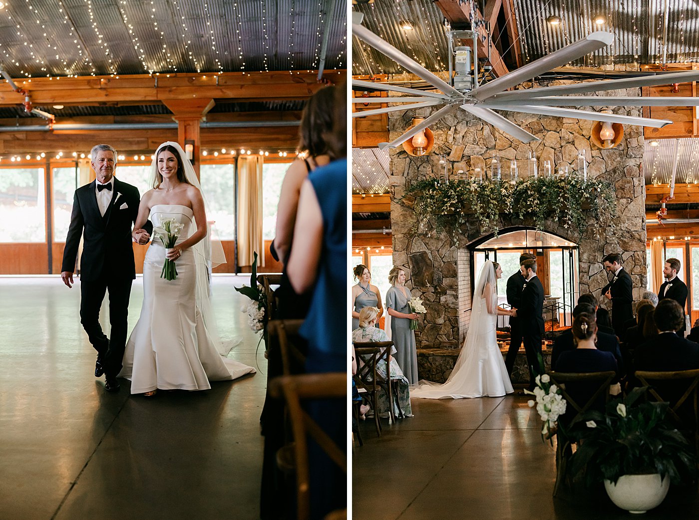 Angus Barn Rainy Wedding