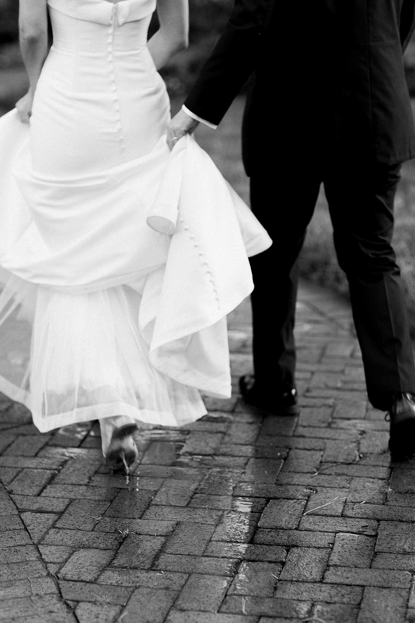 Angus Barn Rainy Wedding