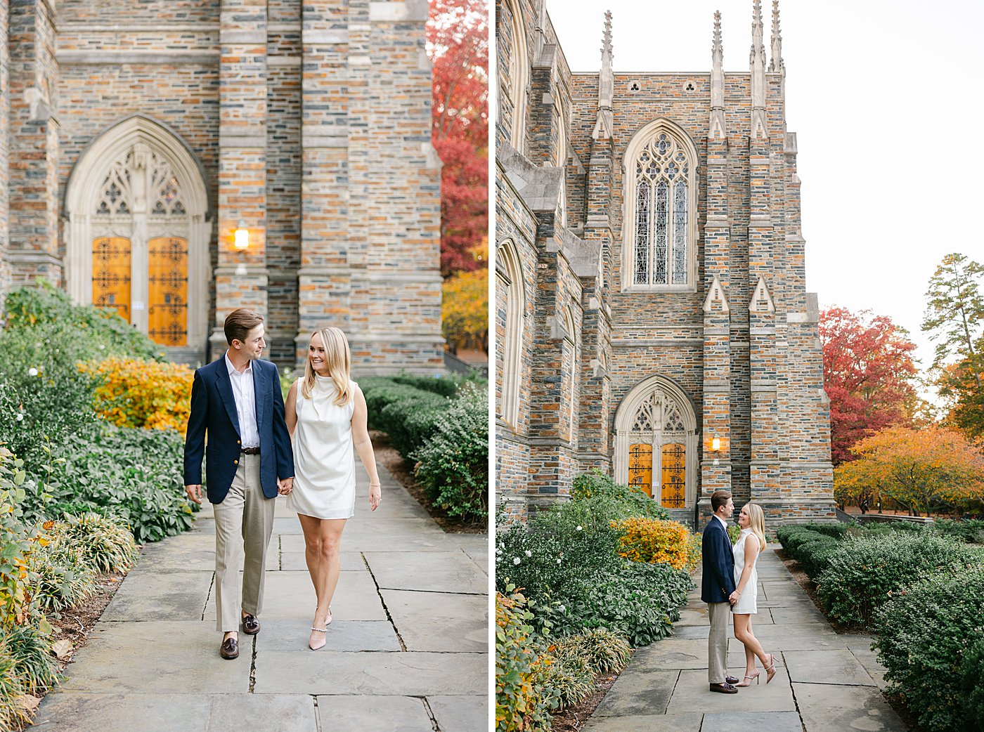 Duke Chapel Engagement Photos