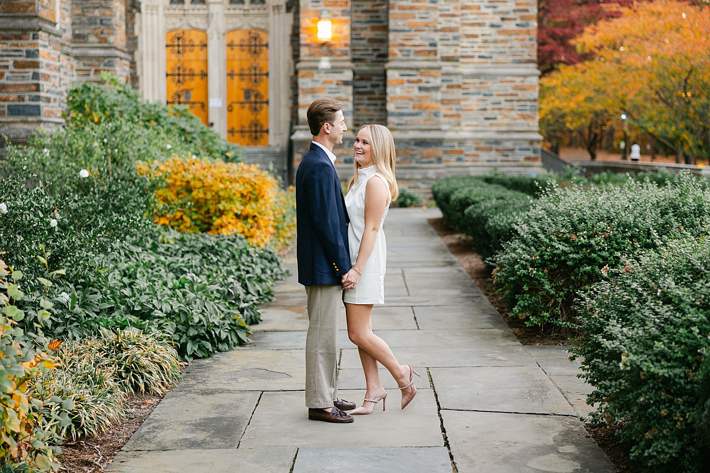 Duke Chapel Engagement Photos